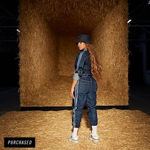 IVY PARK RODEO denim snap boiler suit